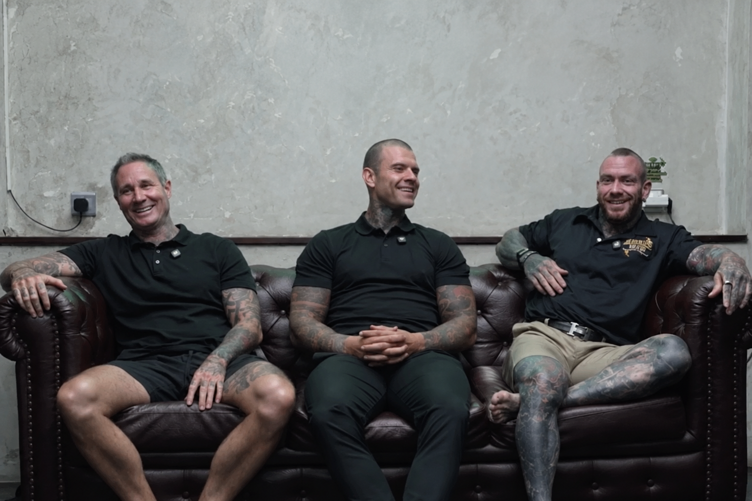 The three founders of Bloodline Tattoo